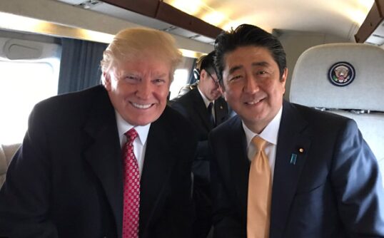 安倍元首相とトランプ