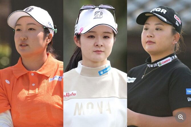 川崎春花、阿部未悠、小林夢果