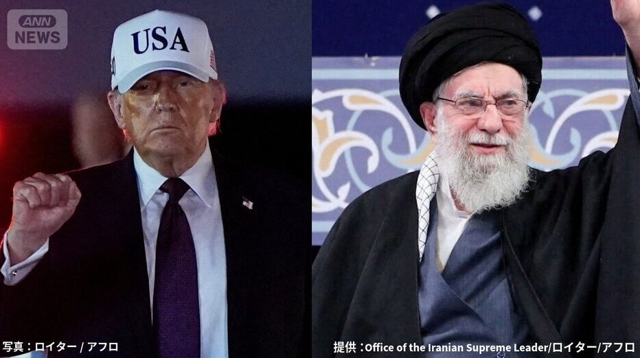 トランプ大統領とハメネイ師